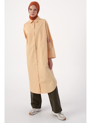 Ecru - Cuban Collar - Tunic - ALLDAY