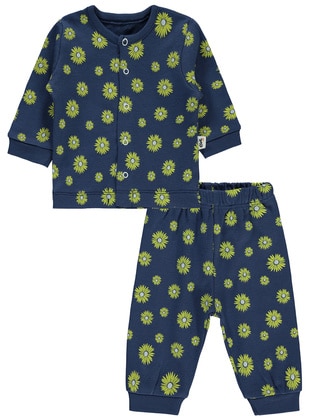 Navy Blue - Baby Pyjamas - Civil Baby