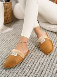 Tan - Home Shoes