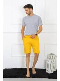 Yellow - Men`s Pyjamas Bottoms