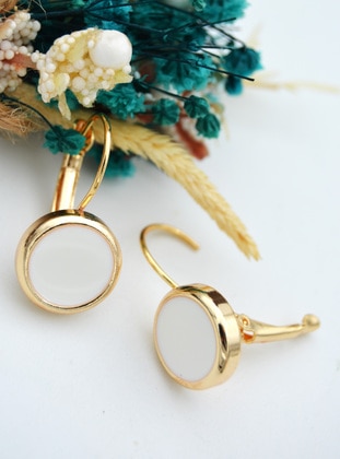 Golden color - Earring - Artbutika