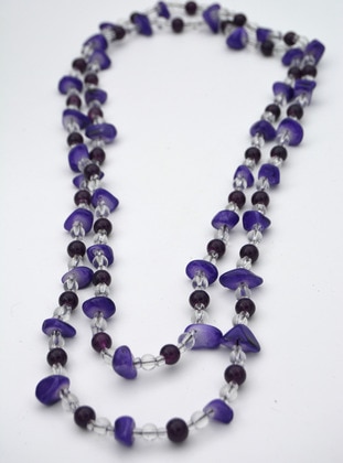 Purple - Necklace - Artbutika
