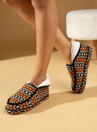 Orange - Home Shoes - Pembe Potin