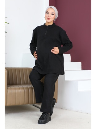 Black - Maternity Pyjamas - Maymara