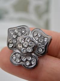 Silver color - Brooch