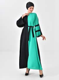 Light Green - Modest Dress