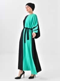 Light Green - Modest Dress