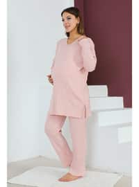 Powder Pink - Maternity Pyjamas