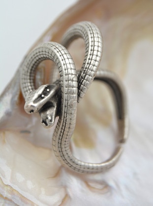 Silver color - Ring - Stoneage