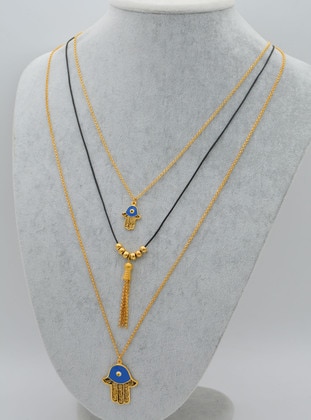 Golden color - Necklace - Stoneage