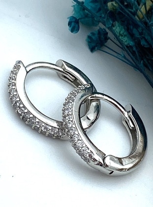 Silver color - Earring - Stoneage