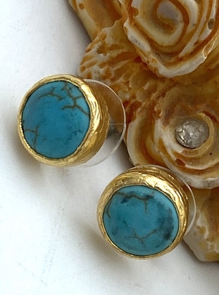 Golden color - Earring - Stoneage