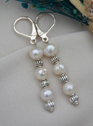 Silver color - Earring - Stoneage