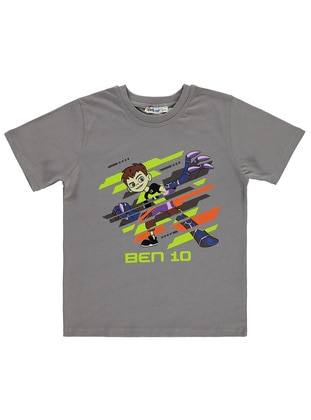 Grey - Boys` T-Shirt - Ben Ten
