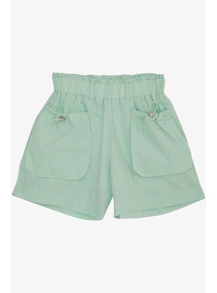 Sea Green - Girls` Shorts - Escabel