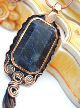 Copper color - Necklace - Stoneage