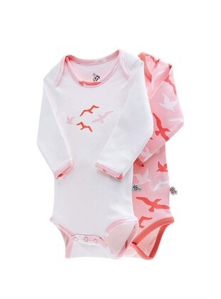 Salmon - Baby Bodysuits - Ecocotton