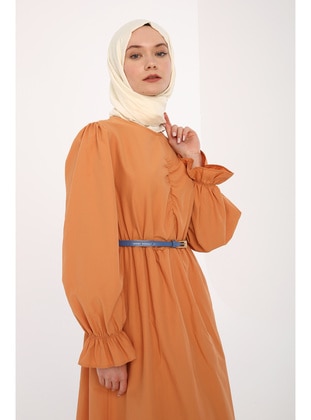 Orange - Modest Dress - ALLDAY