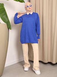 Saxe Blue - Knit Tunics