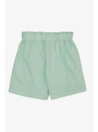 Sea Green - Girls` Shorts