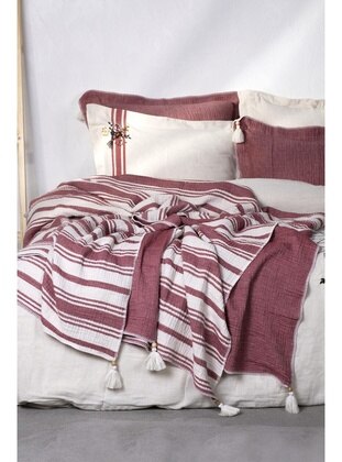 Red - Bed Spread - Ecocotton