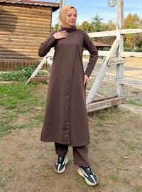 Brown - Tracksuit Set