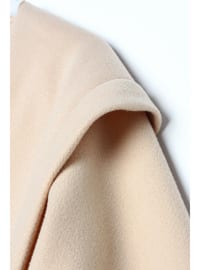 Ecru - Sweatheart Neckline - Coat