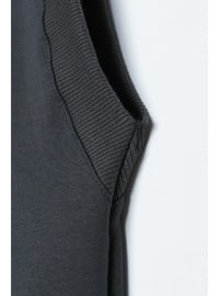 Black - Unlined - - Knit Vest