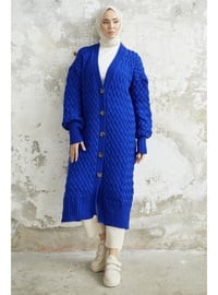 Saxe Blue - Knit Cardigan