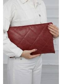 Brick Red - Clutch Bags / Handbags