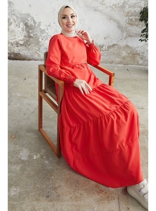 Red - Modest Dress - InStyle