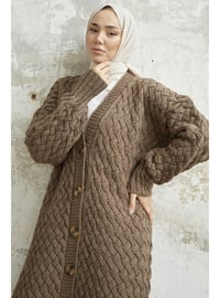 Milky Brown - Knit Cardigan