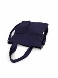 Navy Blue - Shoulder Bags