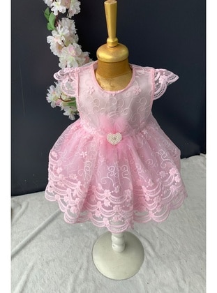 MNK Baby Pink Baby Dress