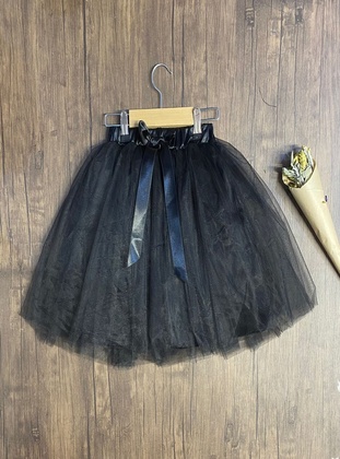 Black - Girls` Skirt - MNK Baby
