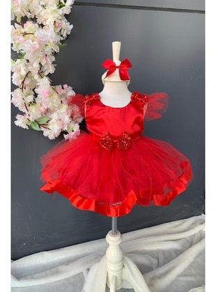 MNK Baby Red Baby Dress