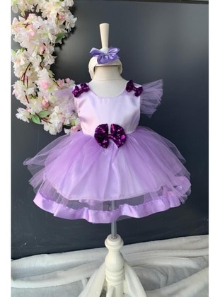 MNK Baby Purple Baby Dress