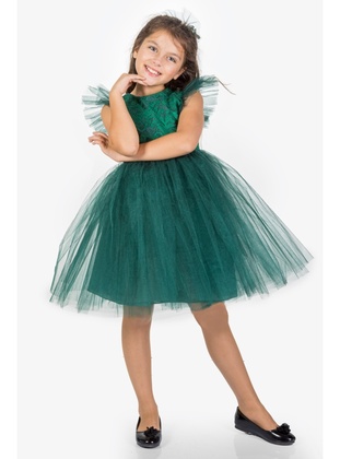 Fully Lined - Mint Green - Girls` Dress - MNK Baby