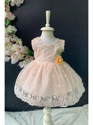 MNK Baby Salmon Baby Dress