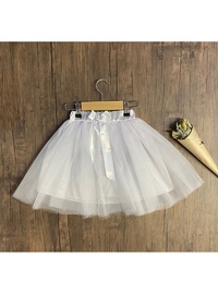 White - Girls` Skirt