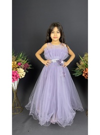 Fully Lined - Lilac - Girls` Dress