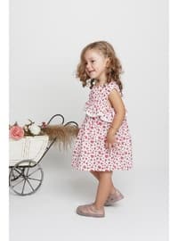 Fully Lined - Red - Girls` Dress