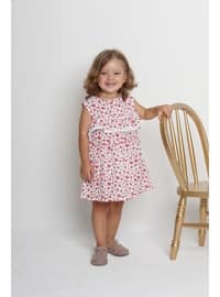 Fully Lined - Red - Girls` Dress