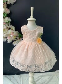  Salmon Baby Dress