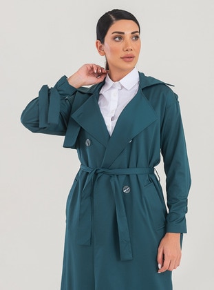 Emerald - Fully Lined - Shawl Collar - Jacket - Sahra Afra