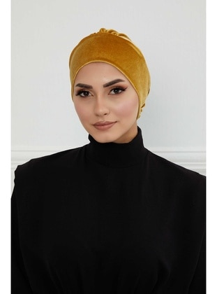 Mustard - Simple - Bonnet - Aisha`s Design