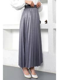 Grey - Unlined - Skirt