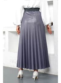 Grey - Unlined - Skirt