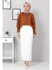 White - Unlined - Skirt