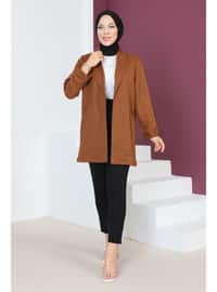 Brown - Unlined - Point Collar - Jacket